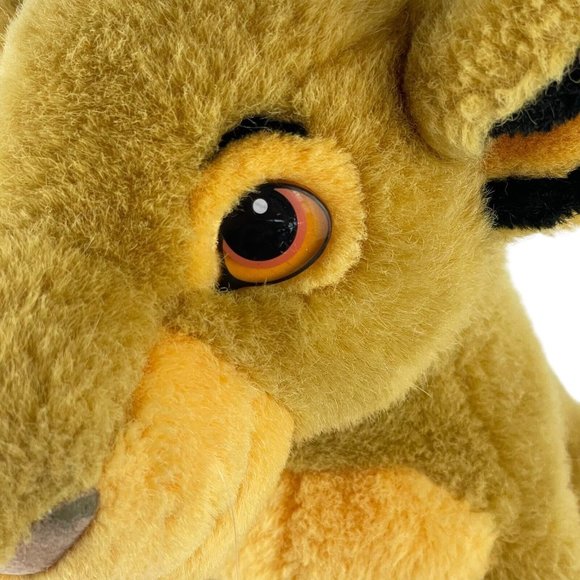 Vintage Disney Parks Simba Cub Lion King Plush 13" Stuffed Toy Sitting RARE - Picture 8 of 8